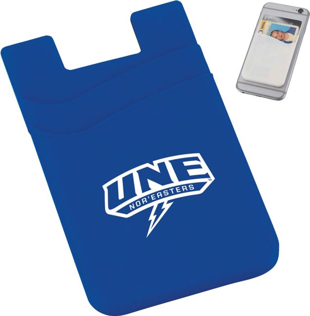 University of New England Silicone Card Wallet