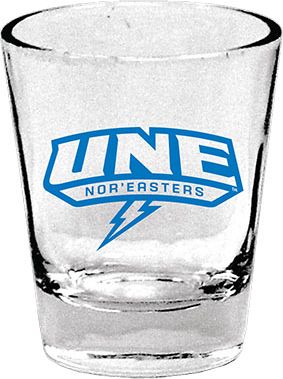 University of New England Nor' Easters Collector's Glass