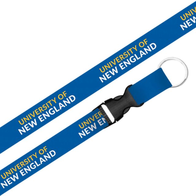 University of New England Lanyard with Buckle