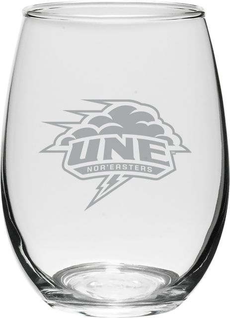 University of New England 21 Oz. Nor'Easters Wine Glass