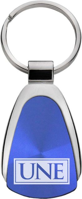 University of New England Teardrop Keychain