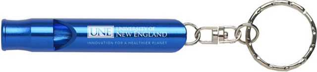 University of New England Whistle Keychain