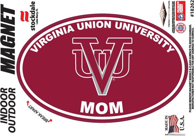 Virginia Union University Panthers Women's Mom Short Sleeve T