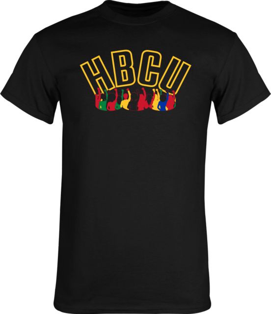 Virginia Union University HBCU Silhouettes Short Sleeve T-Shirt