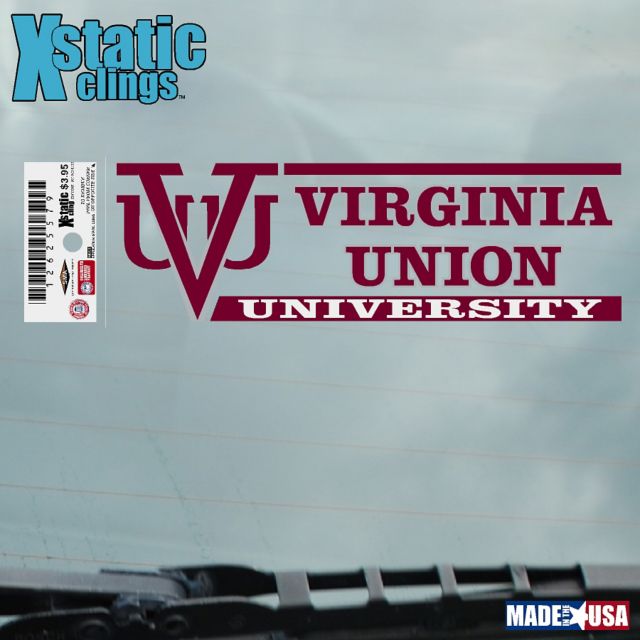 Virginia Union University Panthers Cling Decal