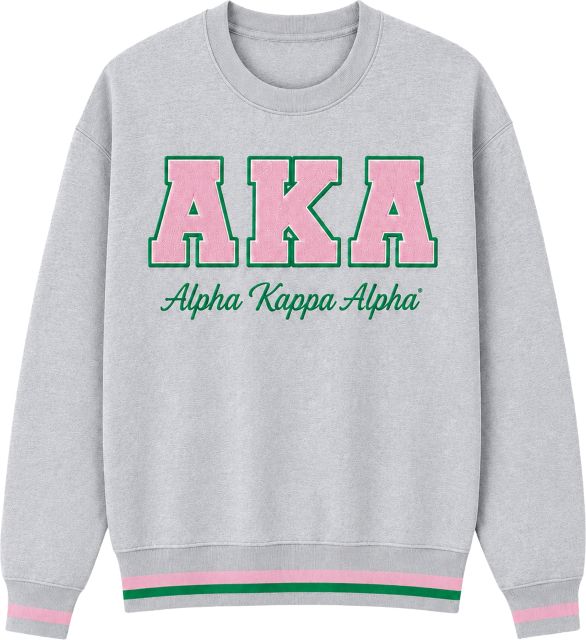 Virginia Union University Alpha Kappa Alpha Women's Varsity Crewneck Sweatshirt