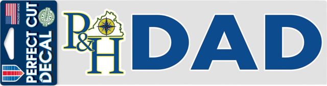 Patrick Henry Community College 3'' x 10'' Dad Decal