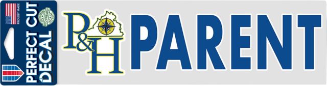 Patrick Henry Community College Parent 3'' x 10'' Perfect Cut Decal