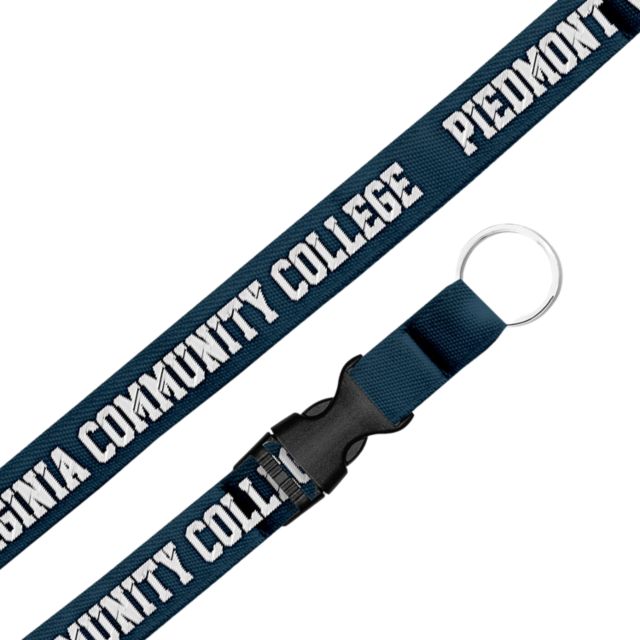 Piedmont Virginia Community College .75 Woven Lanyard