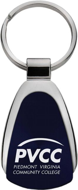 Piedmont Virginia Community College Teardrop Keychain