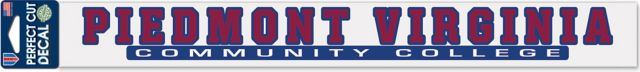 Piedmont Virginia Community College 2'' x 17'' Perfect Cut Decal