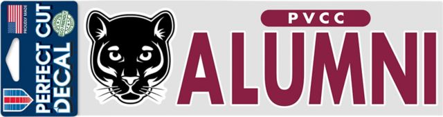 Piedmont Virginia Community College Alumni 3'' x 10'' Perfect Cut Decal