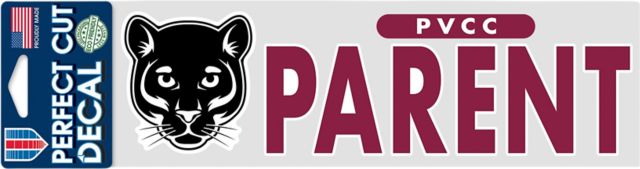 Piedmont Virginia Community College Parent 3'' x 10'' Perfect Cut Decal