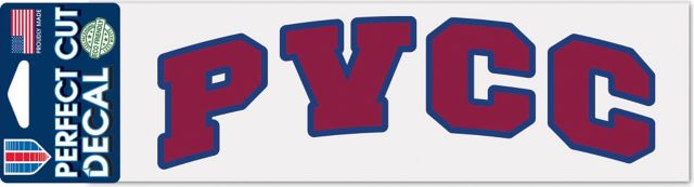 Piedmont Virginia Community College 3'' x 10'' Perfect Cut Decal
