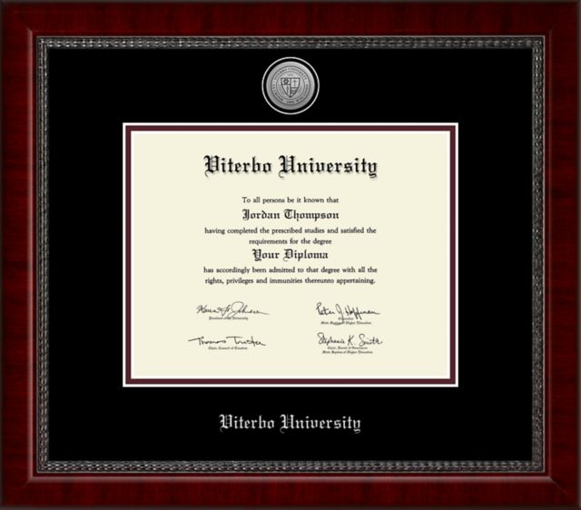 Church Hill Classics Engraved Diploma Frame. Bachelors, Masters - ONLINE ONLY