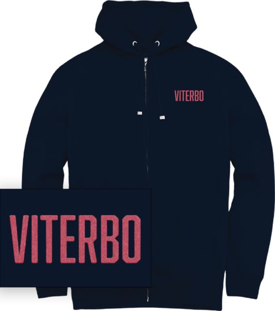Viterbo University Chainstitch Full Zip Hooded Sweatshirt