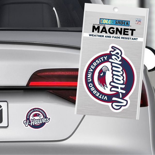 Viterbo University Hawks 4x4 Magnet