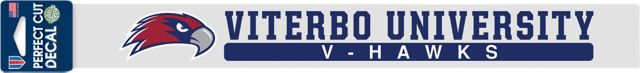 Viterbo University Hawks 2x17 Decal