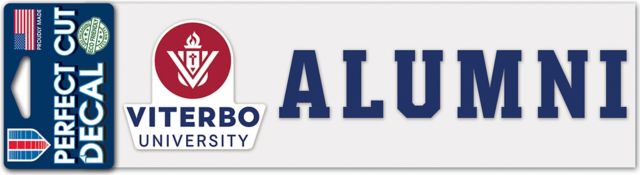 Viterbo University Alumni 3'' x 10'' Perfect Cut Decal
