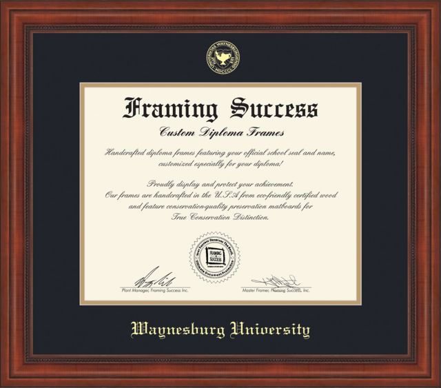 Waynesburg University Bachelor’s Diploma Frame