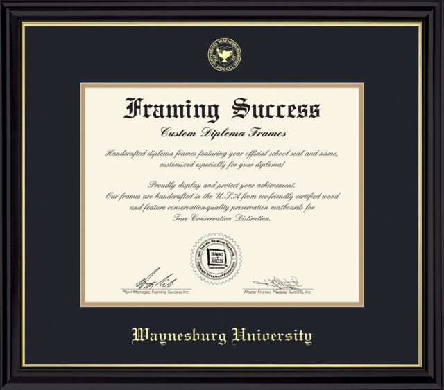 Waynesburg University Bachelor’s Diploma Frame