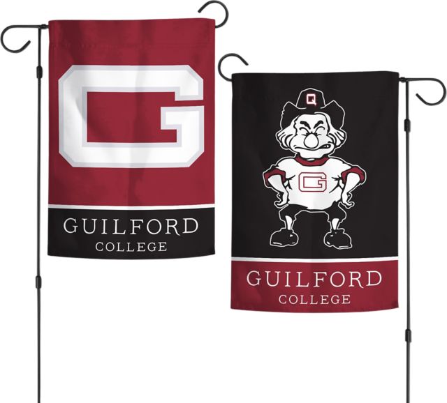 Guilford College Quakers 12" x 18" Garden Flag