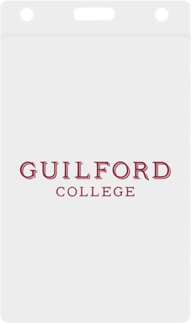 Guilford College Card Guard with Thumbnotch