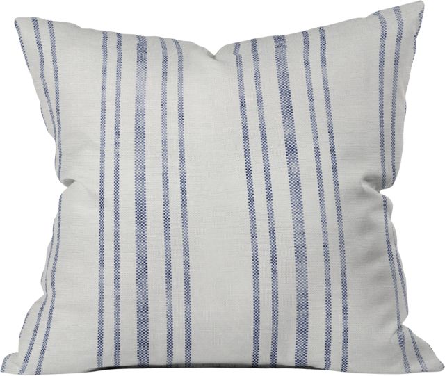 Holli Zollinger AEGEAN MULTI STRIPE Throw Pillow by Holli Zollinger Indoor Throw Pillow 18" x 18"