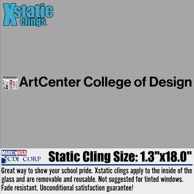 Art Center College Of Design Strip Decal Art Center College Of Design