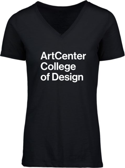 ArtCenter College of Design Women's Slub V-Neck Short Sleeve T-Shirt