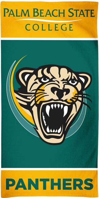 Palm Beach State College Panthers 30x60 Beach Towel