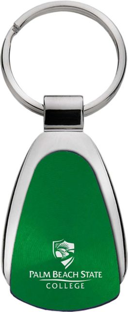 Palm Beach State College Teardrop Key Tag
