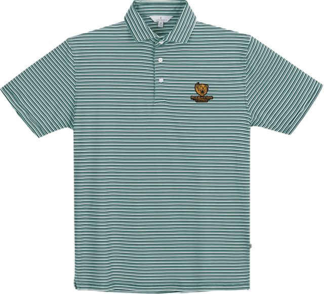 Palm Beach State College Stripe Performance Polo