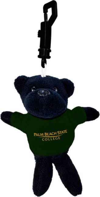Palm Beach State College Plush Keychain