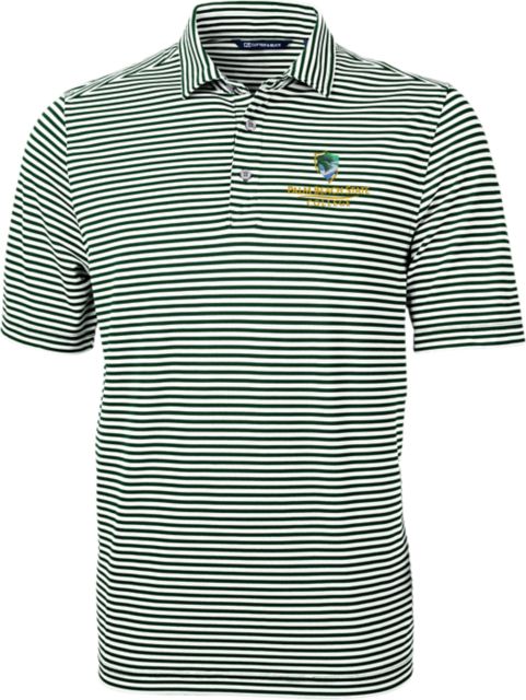 Palm Beach State College Striped Eco Polo
