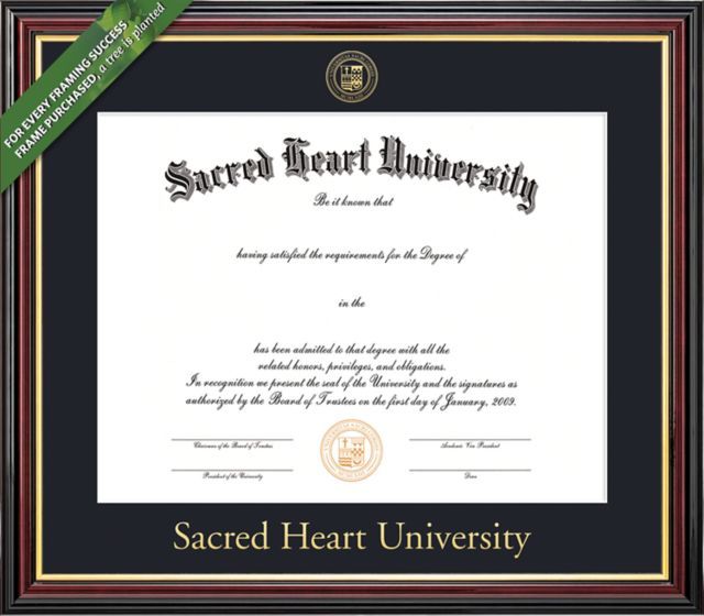 Sacred Heart University 11'' x 14'' Academic Diploma Frame