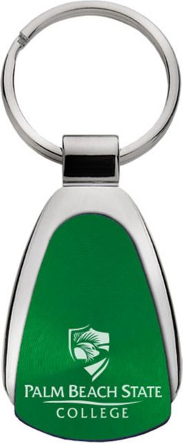 Palm Beach State College Teardrop Key Tag