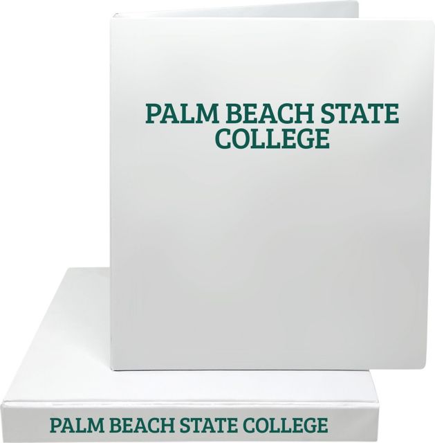 Palm Beach State College 1'' Vinyl Binder