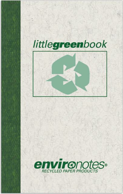 LITTLE GREEN MEMO BOOK 5X3