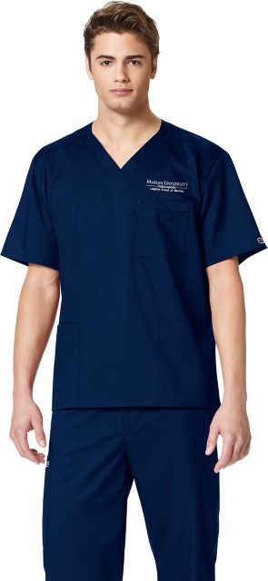 MENS VNECK SCRUB T/NAVY/4XL/.