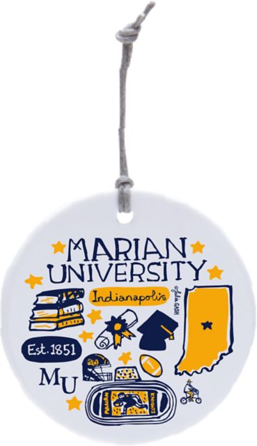 Marian University Ornament