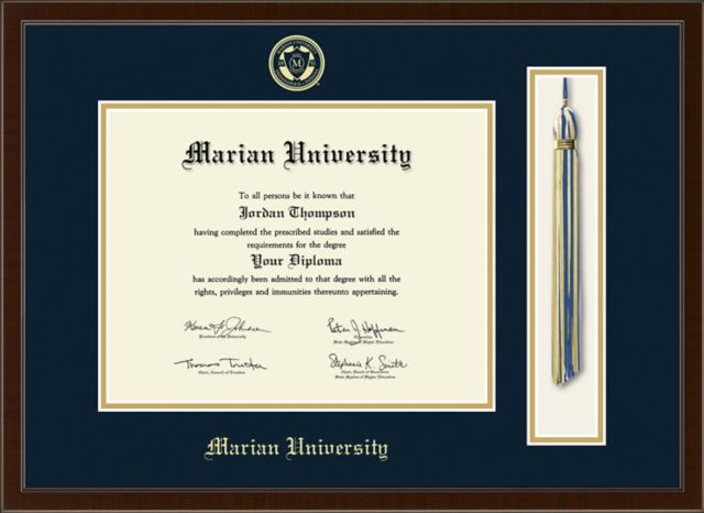 Church Hill Classics Tassel Diploma Frame. Associates, Bachelors - ONLINE ONLY