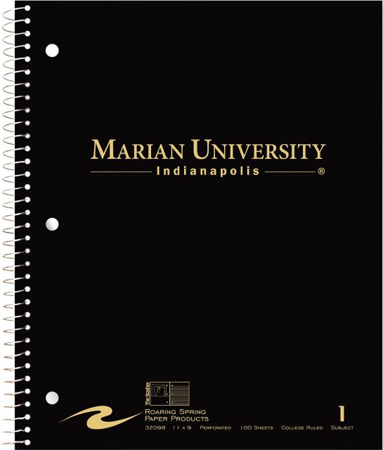 Marian University Notebook 100-Sheet