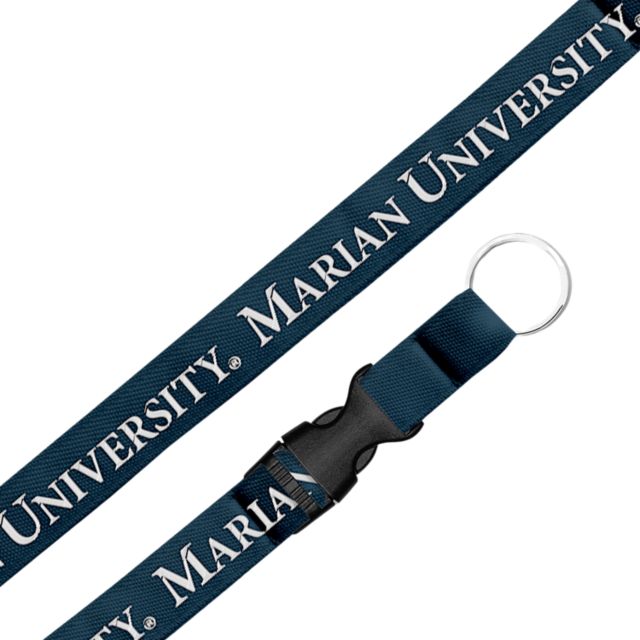 Marian University 3/4'' Woven Lanyard