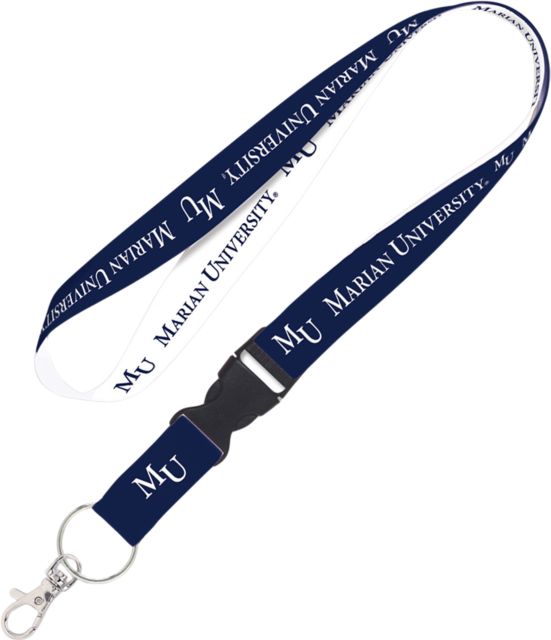 Marian University 1" Buckle Lanyard