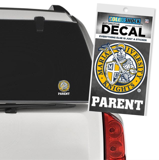 Marian University Proud Parent Decal