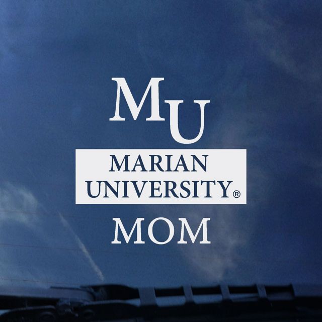 Marian University Mom Decal