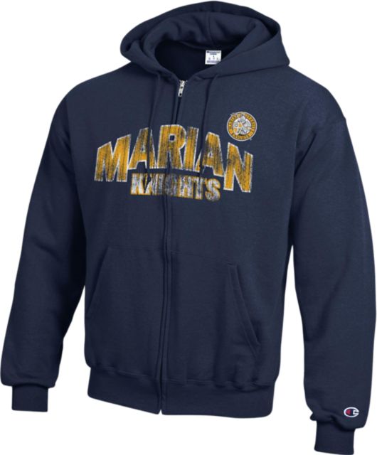 Marian University Knights Full Zip Hooded Sweatshirt