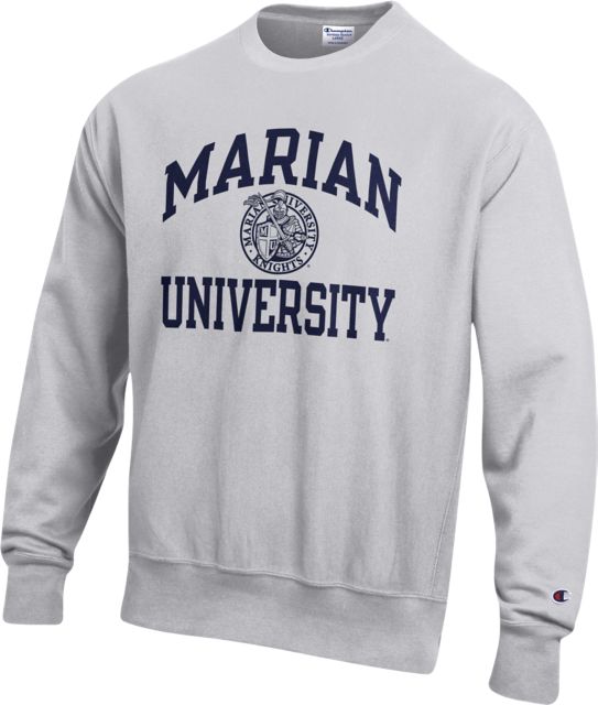 Marian University Knights Reverse Weave Crewneck Sweatshirt