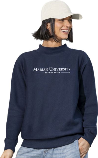 Marian University Women's Mockneck Sweatshirt